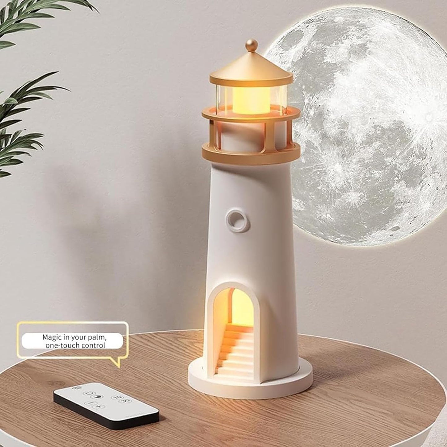 3D Moon Night Lamp – Rechargeable with 7 Color Changing Features, 15CM – Elegant Plastic Design for Beautiful Indoor Lighting in Bedrooms and Kids' Rooms | Gifts for Woman | Valentine Gift